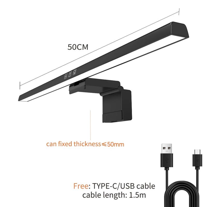 Barre lumineuse écran PC 18 à 50 cm – vue 15