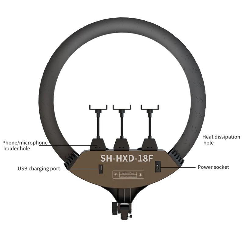 Ring light 18 pouces – vue 14