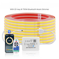 Ruban LED extérieur 220 V COB IP65 – ruban avec variateur Bluetooth musical 750 W