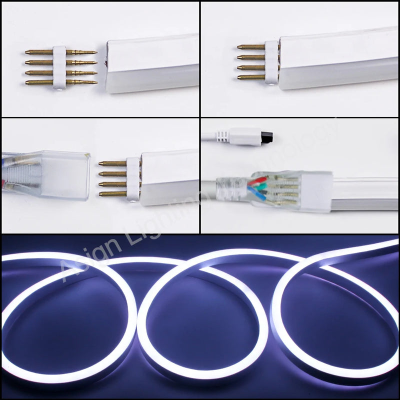 Ruban néon LED RGB 220 V – vue 26