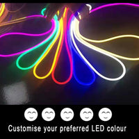 Panneau lumineux ouvert multilingue – exemples de couleurs de néon flexible