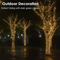 Guirlande lumineuse extérieur câble vert foncé – vue 23