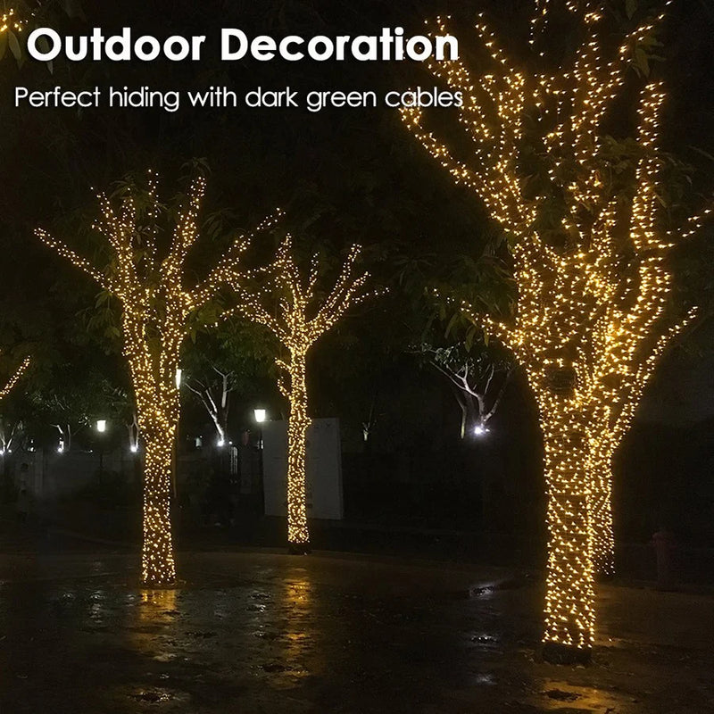 Guirlande lumineuse extérieur câble vert foncé – vue 23