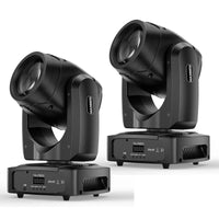 Lot de 2 lyres LED beam 200 W – les deux lyres du lot côte à côte