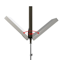 Panneau LED vidéo bicolore 90 W – panneau inclinable sur 120°