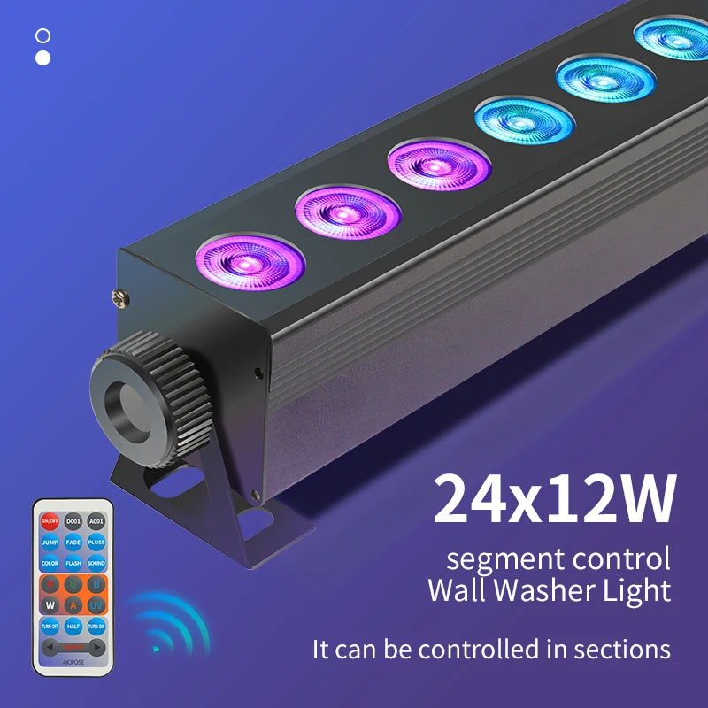Barre LED wall washer RGBW DMX 24 LED, 100 cm, 80 W