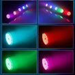Projecteur PAR LED RGB 60 LED, lot de 12, DMX 512, mode sonore