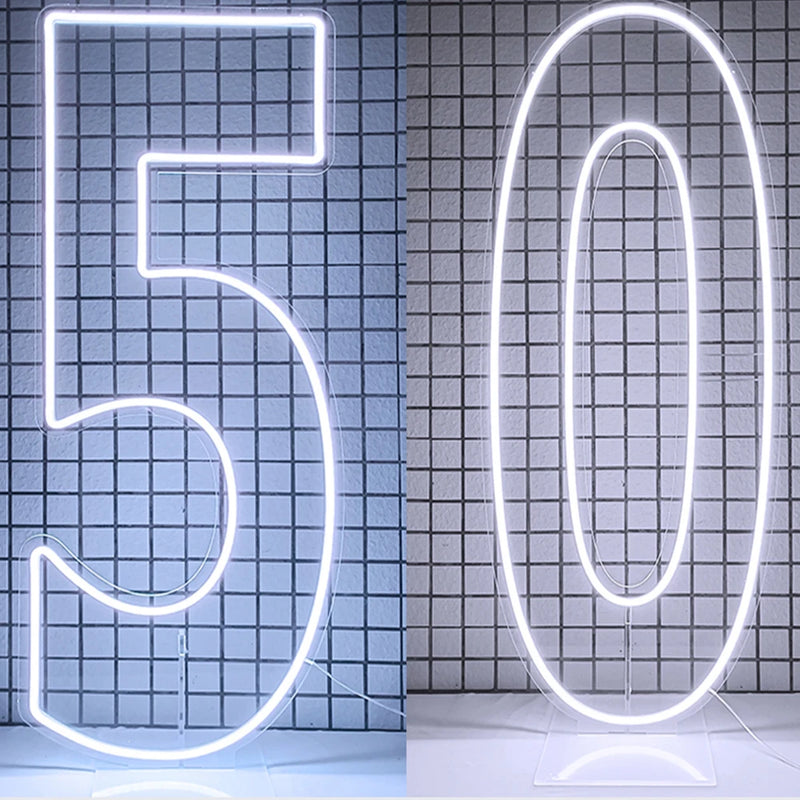 Chiffres lumineux géants néon LED – vue 25