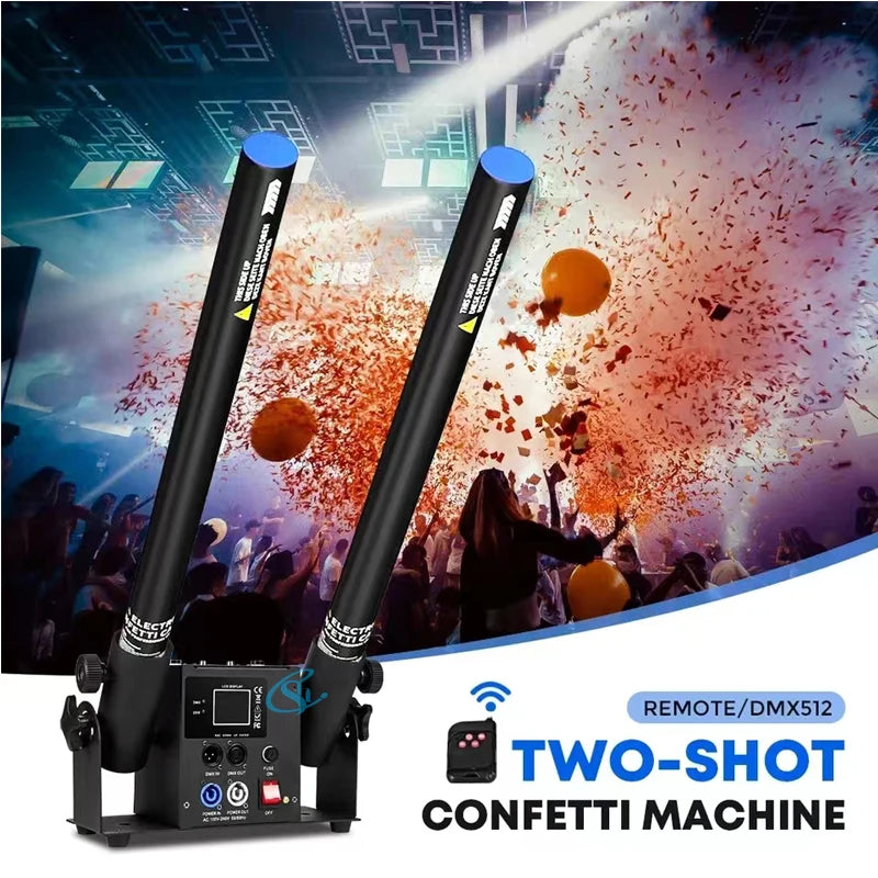 Canon à confettis double tête – vue 14