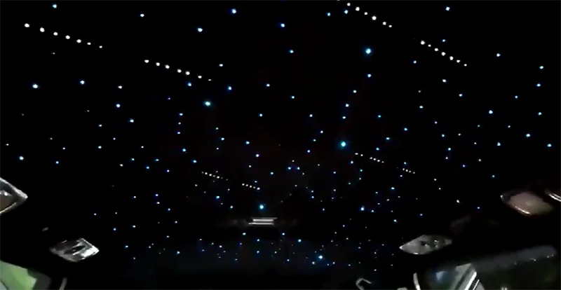 Plafond étoilé fibre optique – vue 22