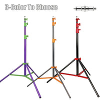 Trépied lumière 2,8 m en aluminium ou inox, seul ou par 2