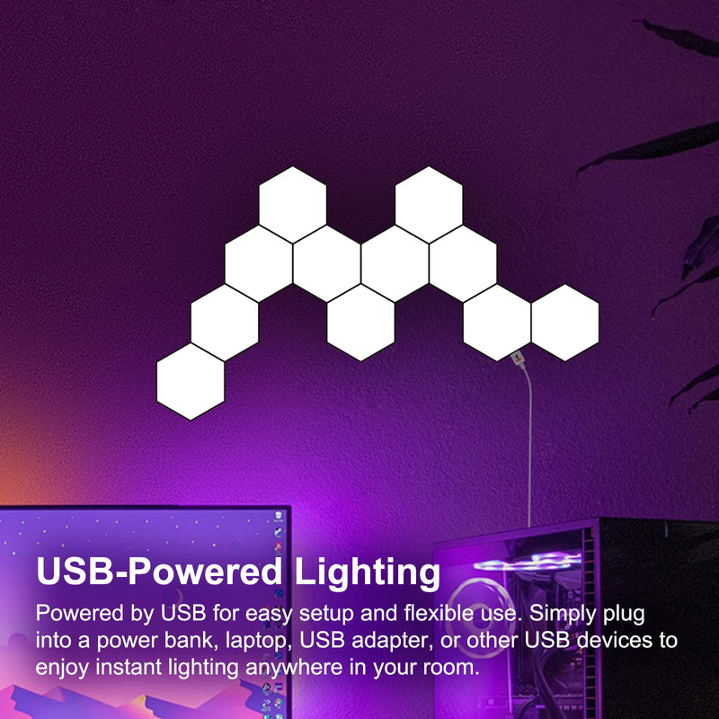 Panneaux LED hexagonaux tactiles – vue 19