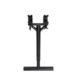 Barre en T 40 cm pour truss en aluminium noir, tige réglable et deux pinces