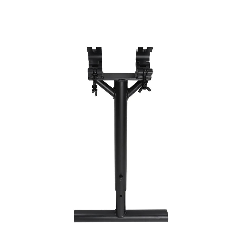 Barre en T 40 cm pour truss en aluminium noir, tige réglable et deux pinces