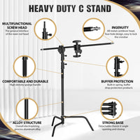 Pied C-stand inox – vue 17