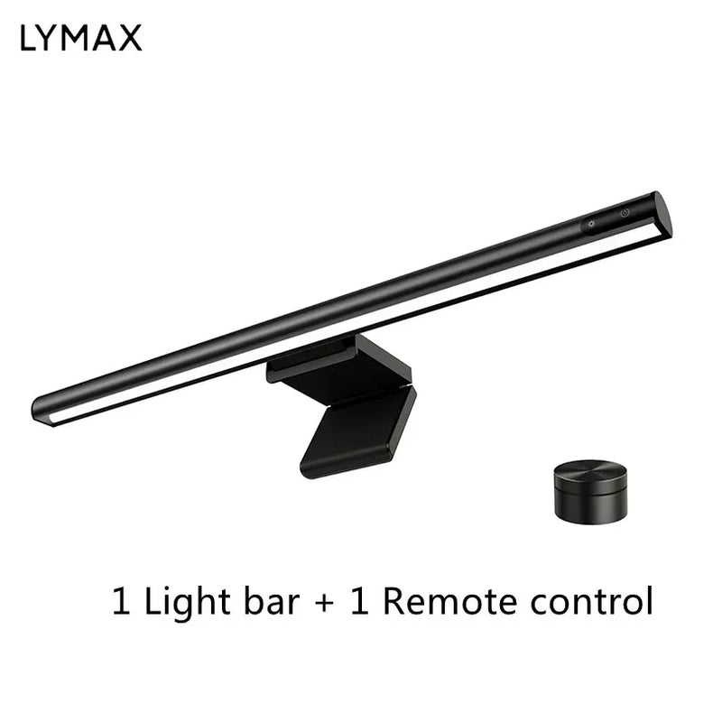 Barre lumineuse pour moniteur – version avec télécommande : une barre et une télécommande ronde