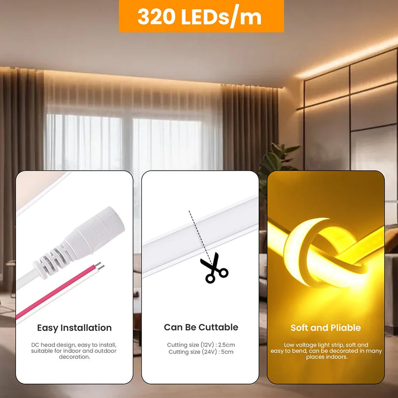 Ruban LED néon COB IP68 – vue 5
