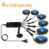 Ruban LED COB noir – kit de six rubans avec boîtier et capteur