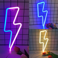 Néon LED déco gaming et chambre, 23 motifs au choix, piles ou USB