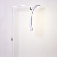 Lampe demi-lune LED sur pied – Blanc, modèle F