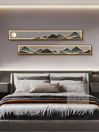 Tableau lumineux LED paysage de montagnes – vue 11