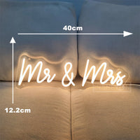 Néon mariage LED à message, 8 modèles, blanc chaud ou froid, USB