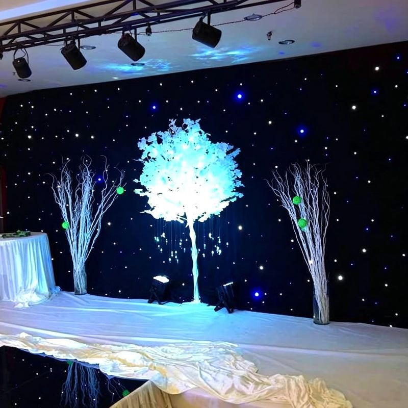 Rideau ciel étoilé LED – fond de scène pour un mariage