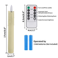 Bougies LED coniques – vue 29