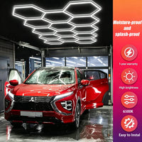 Éclairage LED hexagonal de garage – vue 21