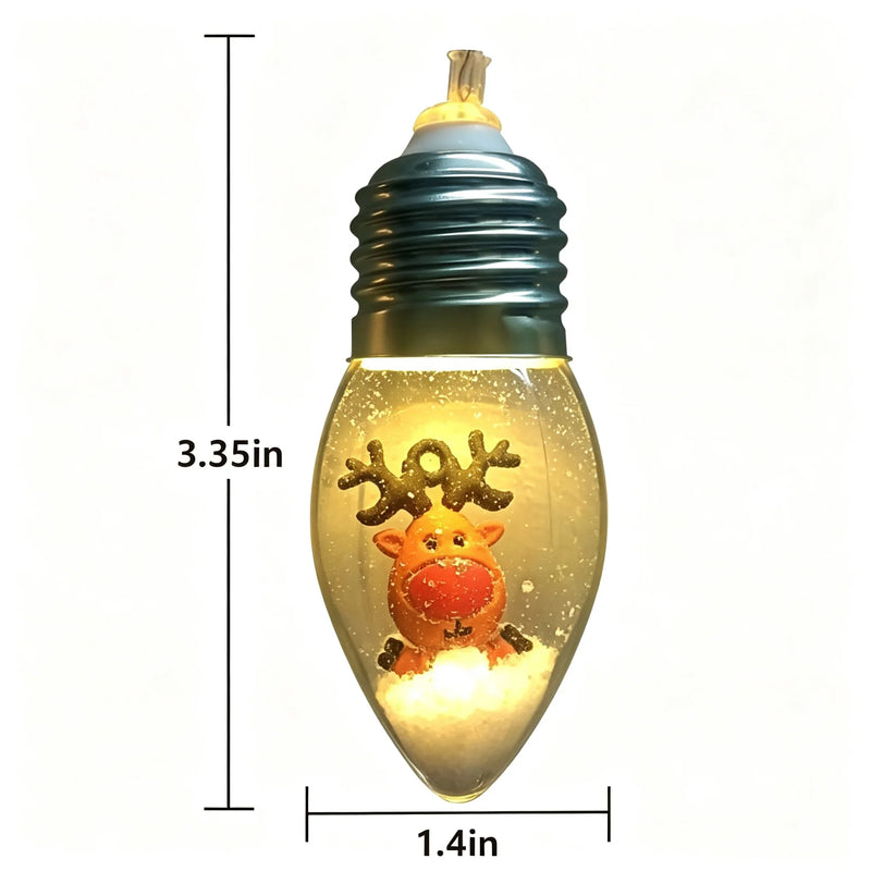 Guirlande sapin lumineuse boules à neige – vue 24