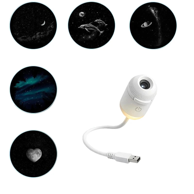 Projecteur ciel étoilé à lentille – capsule à lentille et les 5 films de l'assortiment A