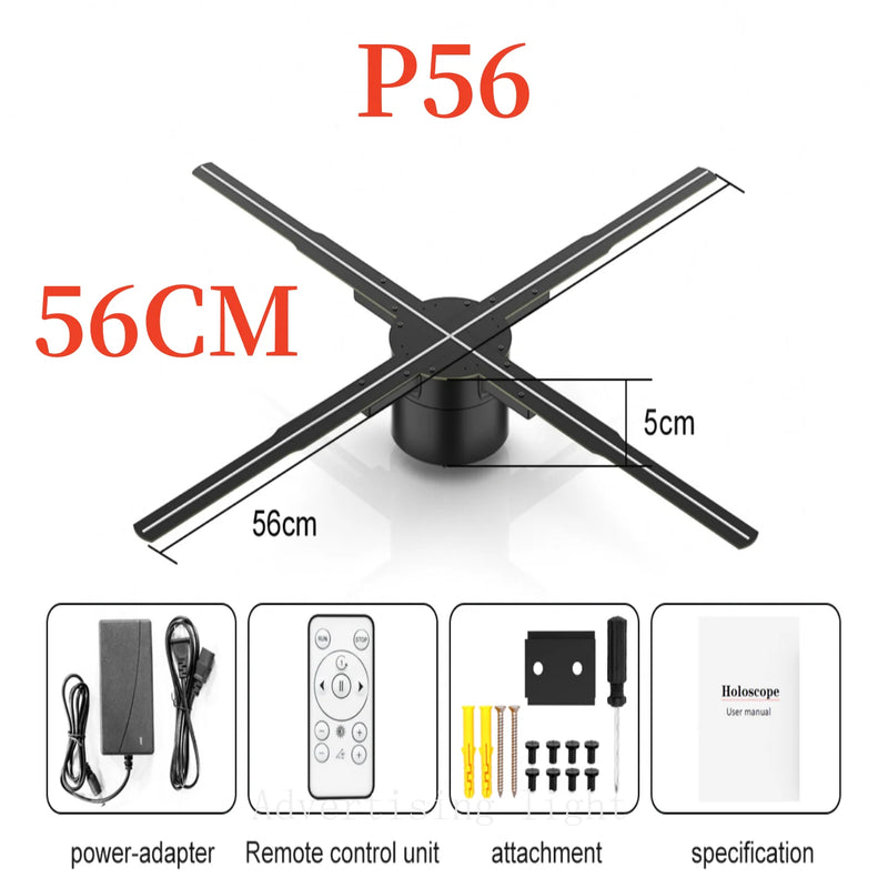 Ventilateur holographique 3D – vue 13