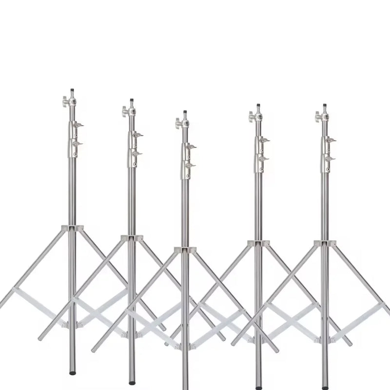 Trépied lumière en acier inoxydable 280 cm, pour ring light et softbox