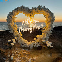 Néon LED mariage « Will You Marry Me », 10 couleurs, USB, 40 x 26 cm