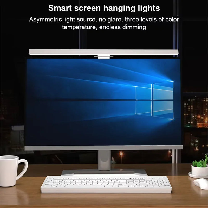 Barre lumineuse écran PC 50 cm, variation tactile, 3 températures, USB