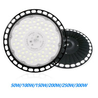 Cloche LED industrielle UFO 50 à 300 W, IP66, 6000 K ou 4000 K