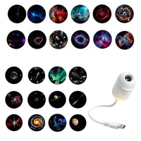 Projecteur ciel étoilé 2 en 1 – capsule à lentille et les 24 films