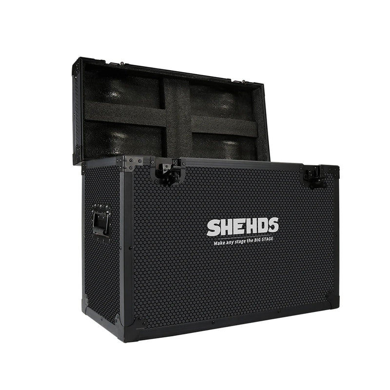 Flight case pour 2 lyres wash ou beam 7R, à roulettes