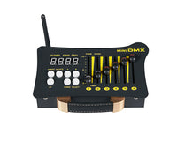 Console DMX mini 54 canaux sans fil, sur batterie, 6 curseurs