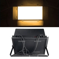 Lumière douce tricolore 200 W DMX, 3200-6200 K, pour studio, vidéo et scène, 1 ou 2 projecteurs