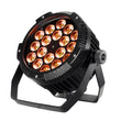 Projecteur PAR LED étanche IP65, 18 LED RGBW ou RGBWA UV, DMX