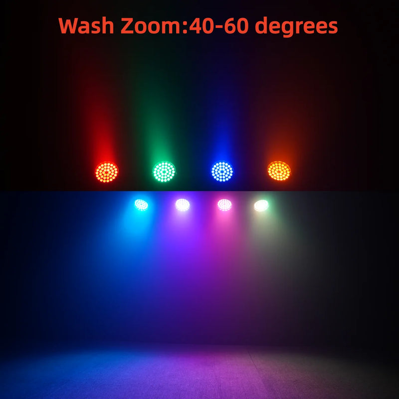 Lyres LED wash 36 x 18 W – vue 13