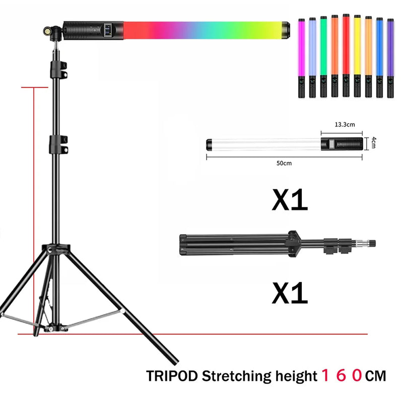 Baguette lumineuse RGB – vue 2