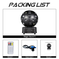 Boule magique rotative à LED 150 W, DMX 15 canaux et télécommande, à l'unité ou par lot
