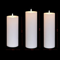 Bougies pilier LED géantes – vue 23