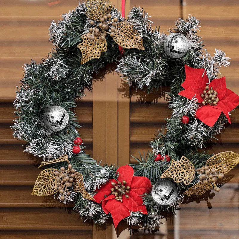 Boules à facettes miroir pour sapin de Noël, 2 à 10 cm