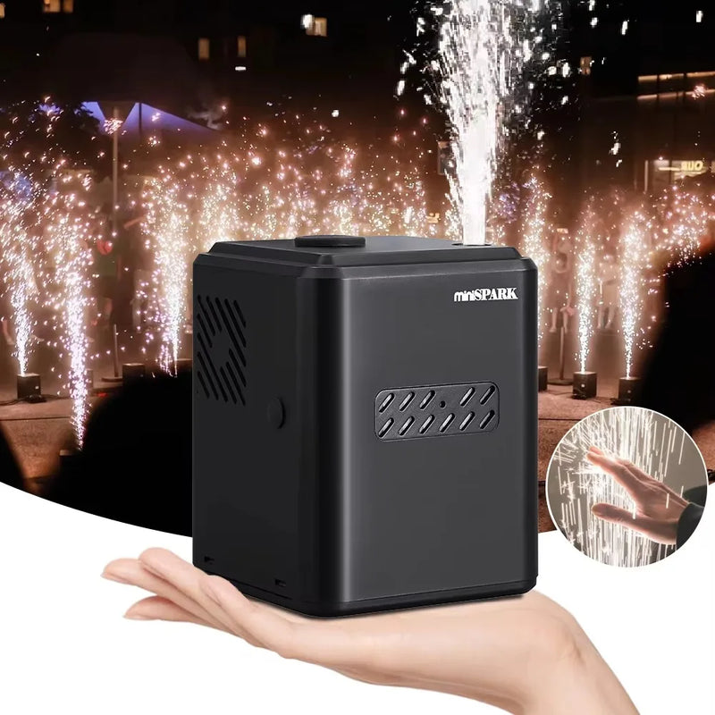 Mini machine à étincelles froides 350 W avec télécommande