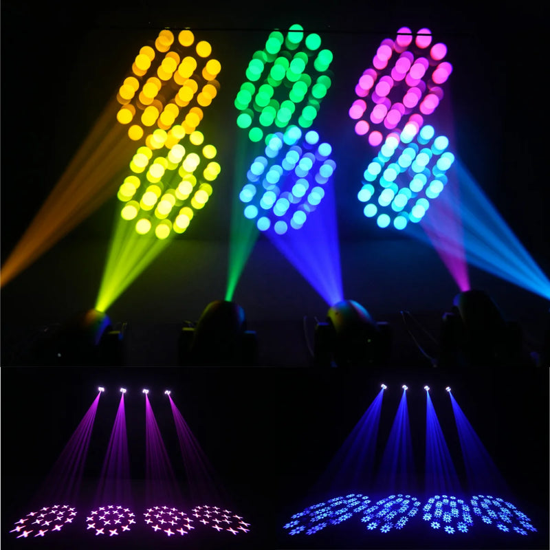 Lyre LED beam spot 3D et halo – vue 5