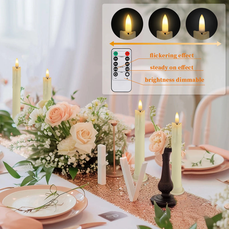 Bougies LED coniques – vue 33