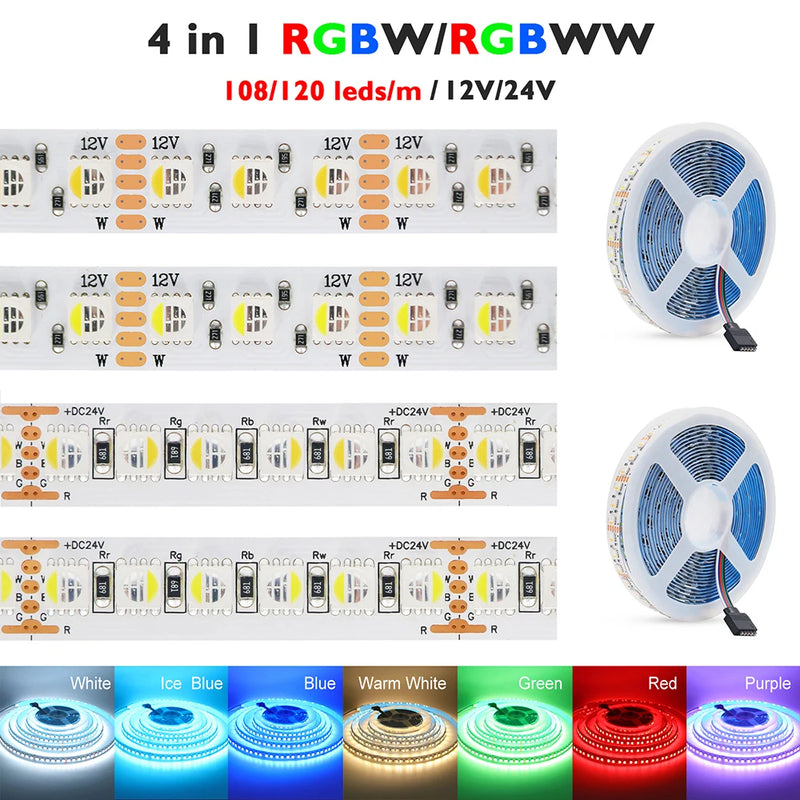 Ruban LED RGBW 4 en 1 de 5 m – vue 35